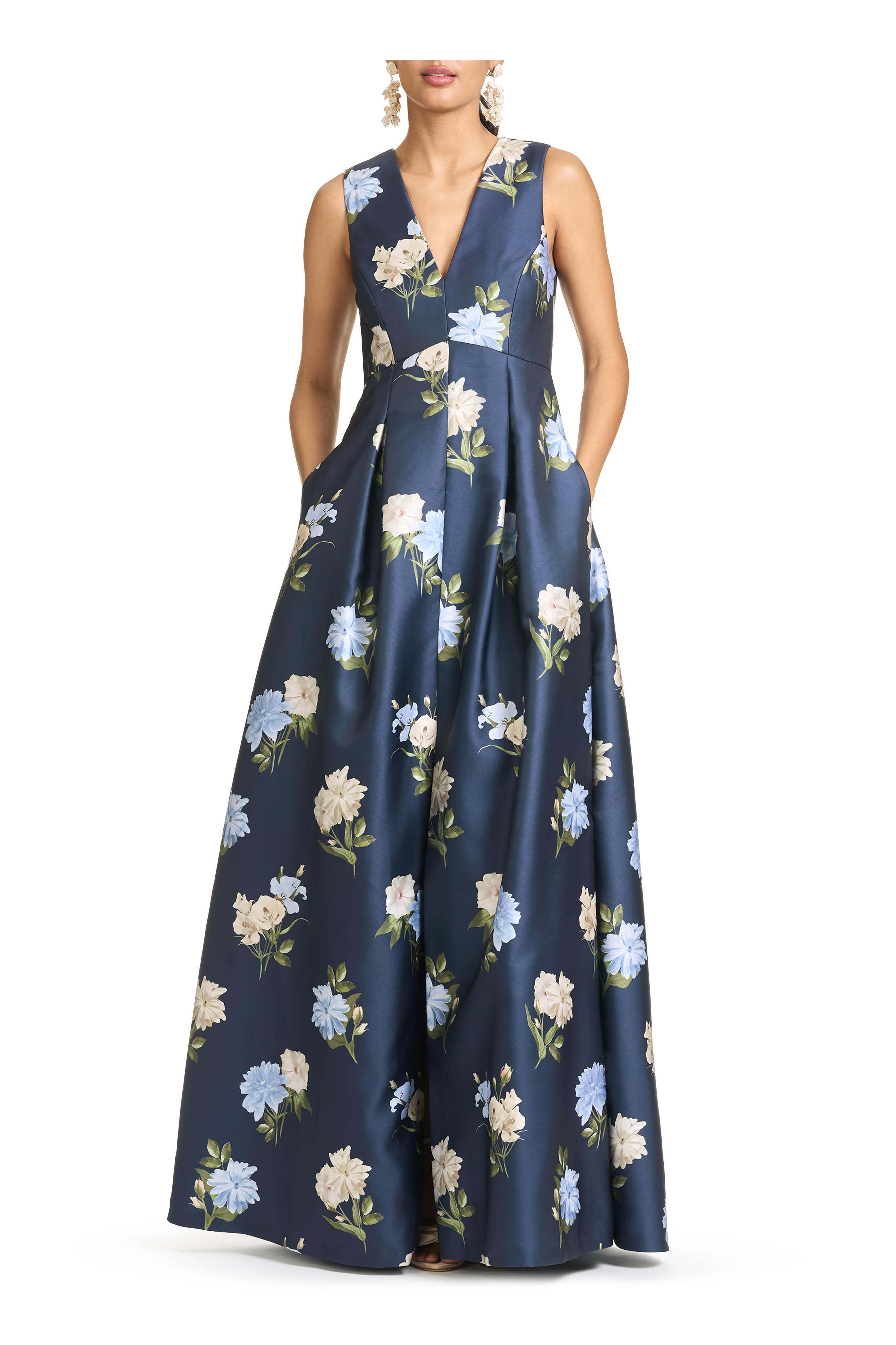 Sachin + Babi - Brooklynne Maritime Corsage Gown