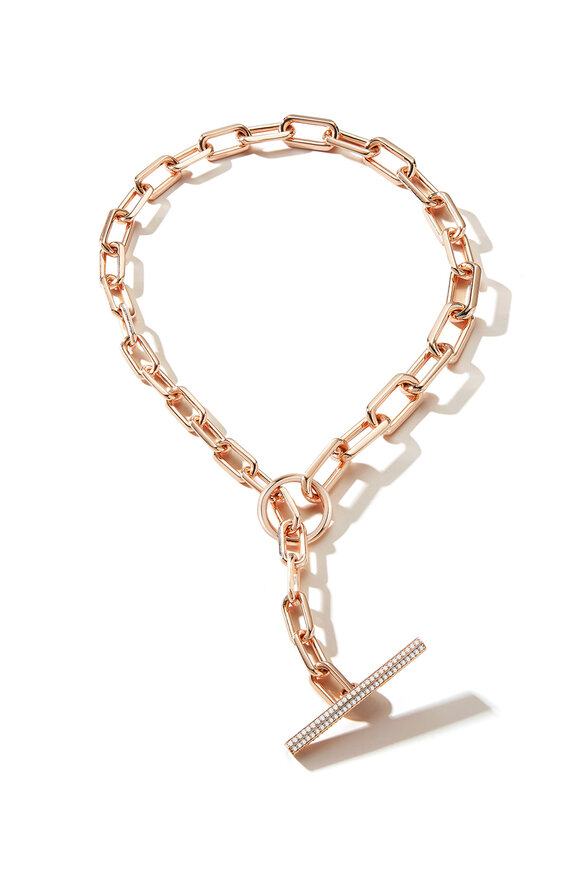 Walters Faith Saxon Diamond Graduated Jumbo Link Toggle Necklace - view 4