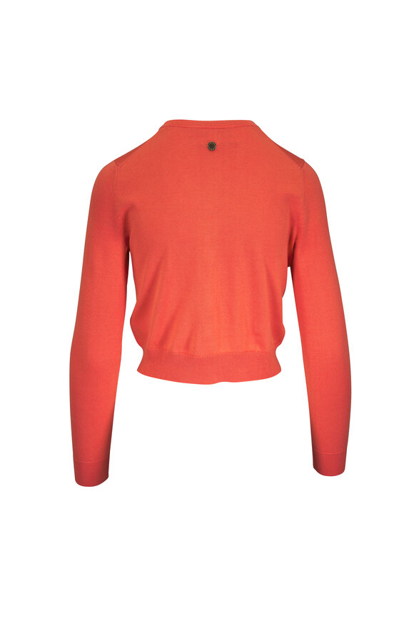 Carolina Herrera Sunset Silk & Cotton Cardigan - view 5