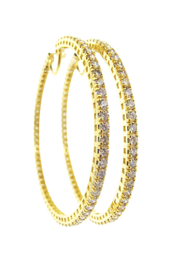 Loree Rodkin Wide Giant Disco Hoops