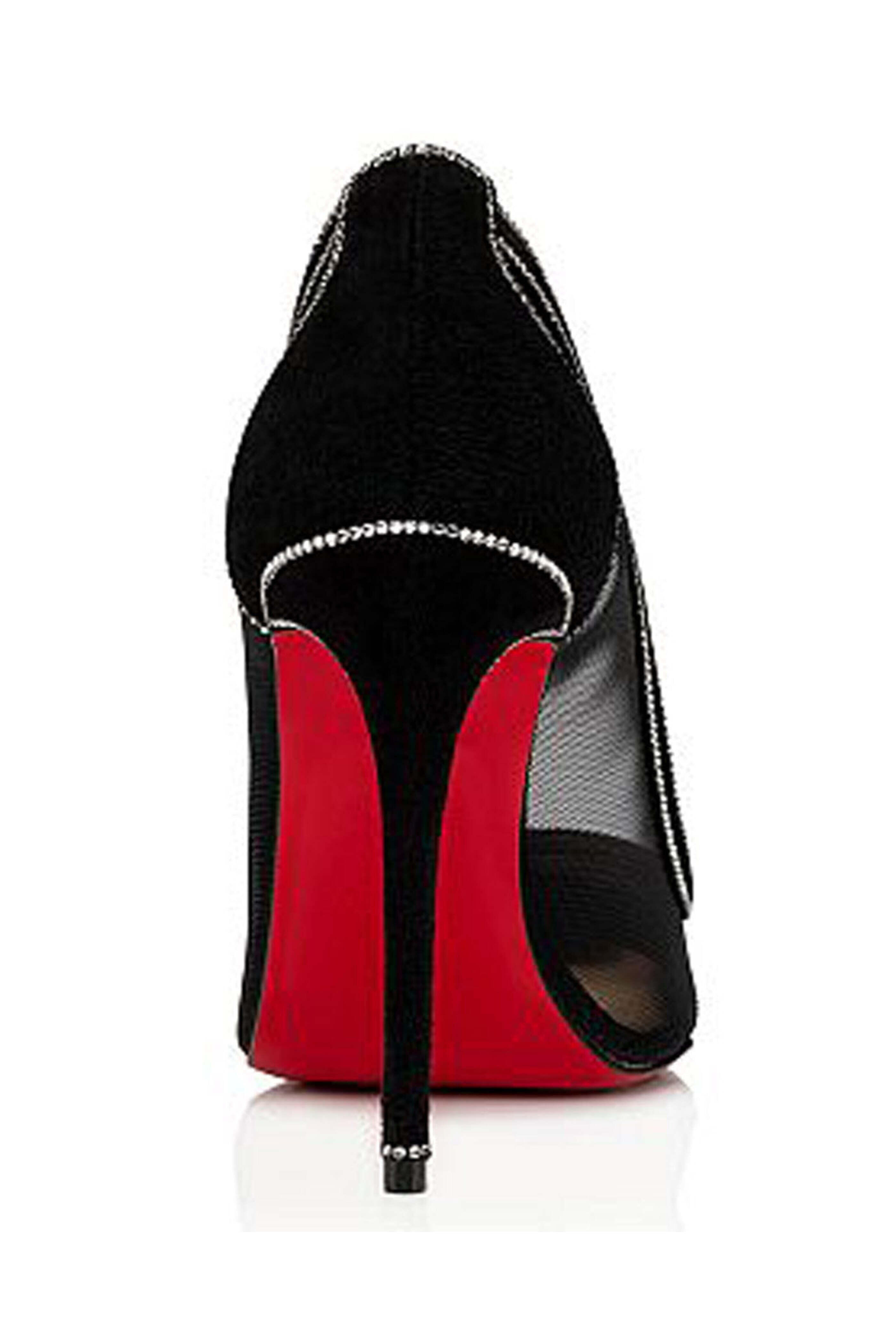 Christian Louboutin - Black Galativi Strass Pump