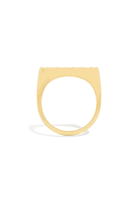 Campbell + Charlotte - Edge Tapered Diamond Stacking Ring