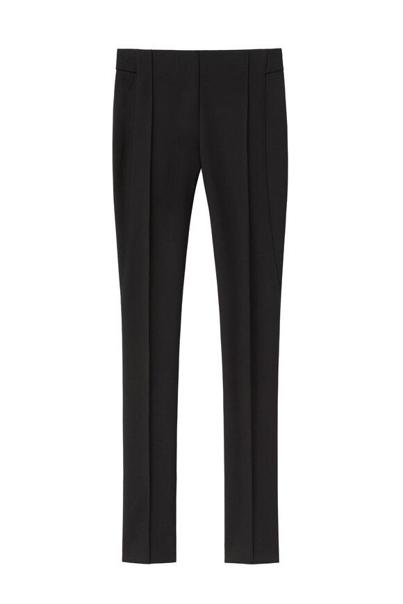 Lafayette 148 New York Scuba Gramercy Black Slim Ankle Pant - view 6