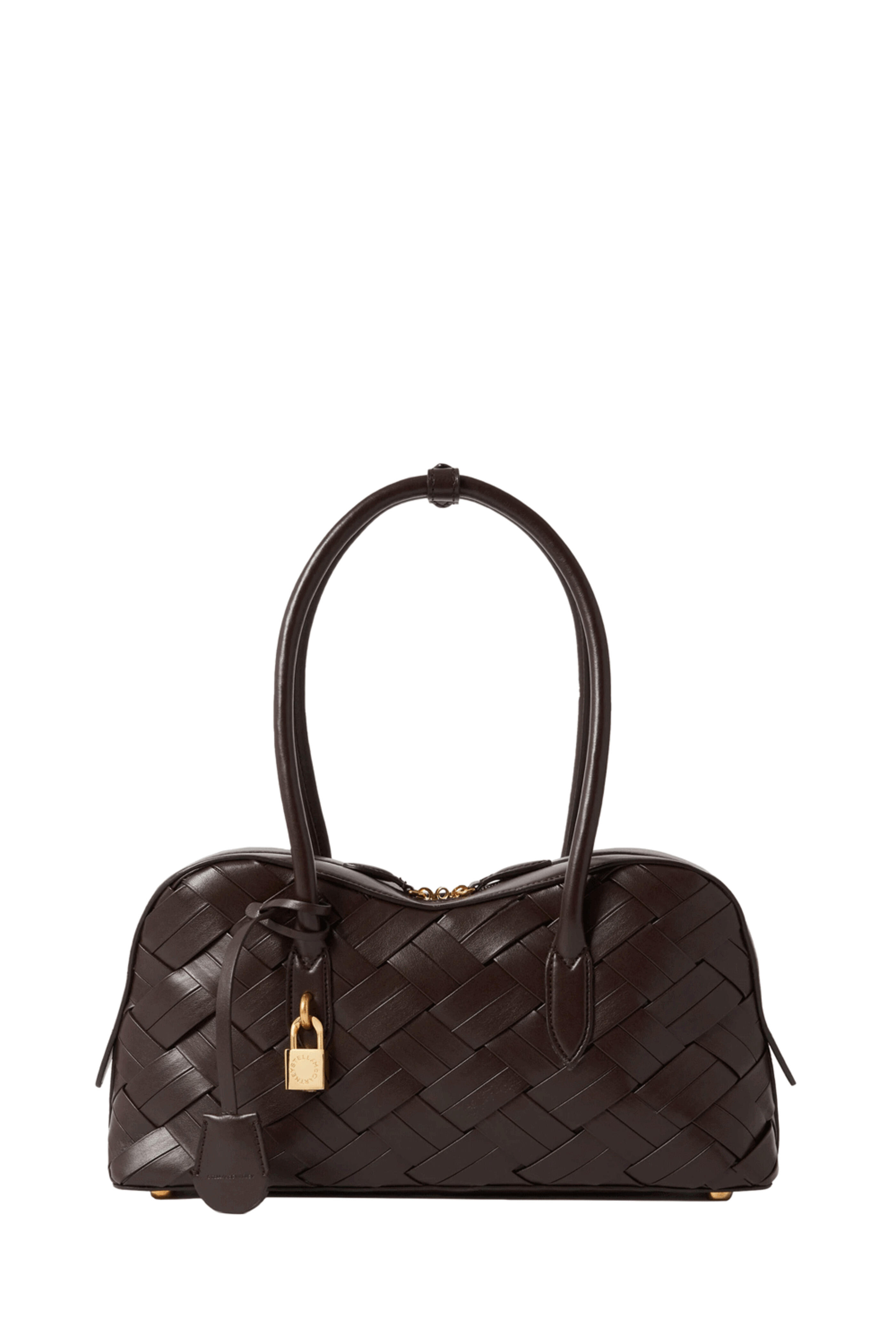 Stella McCartney - Woven Ryder Shoulder Bag in Brown