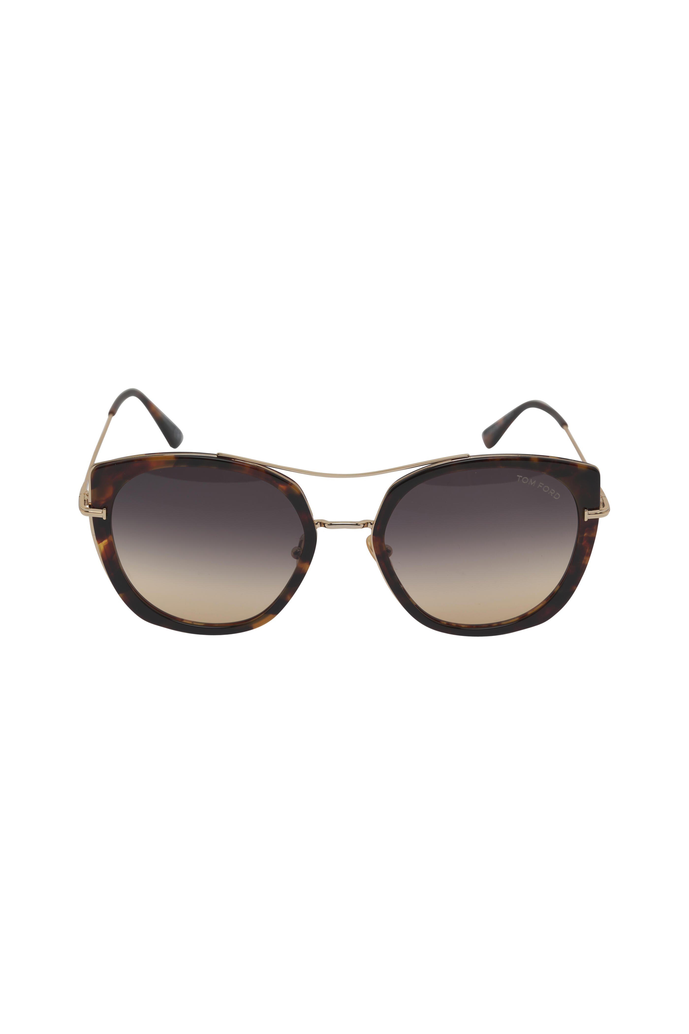 Tom Ford Eyewear - Joey Dark Havana & Gold Sunglasses