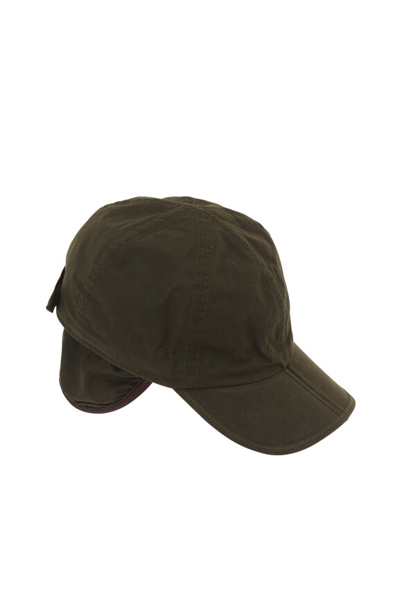 Wigens - Olive Green Waxed Cotton Cap