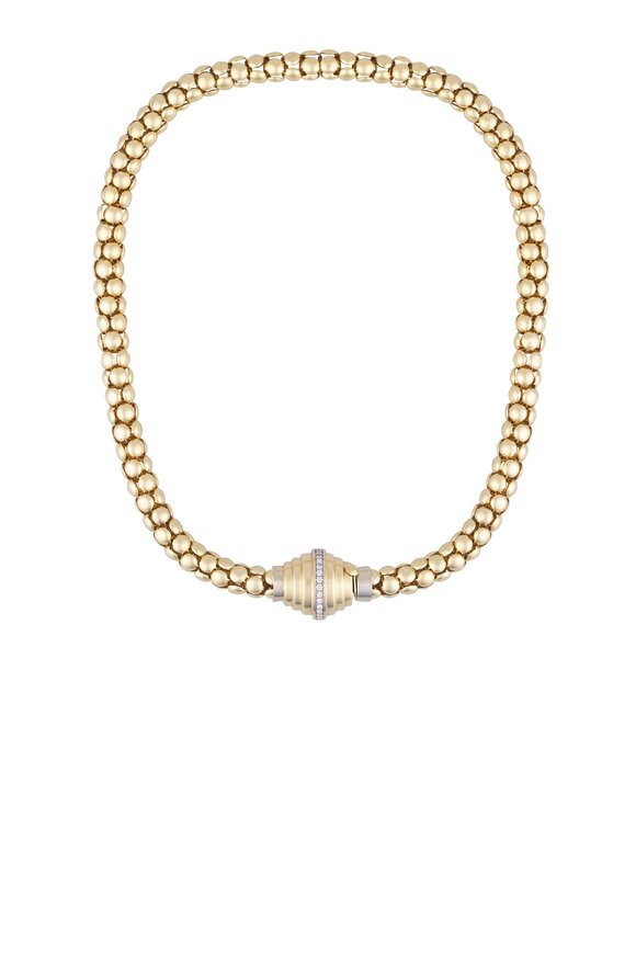 Courtney Davis Two Toned Popcorn Chain Necklace - view 1