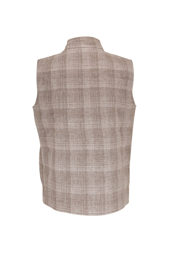 Peter Millar - Journeyman Argil Plaid Linen Vest