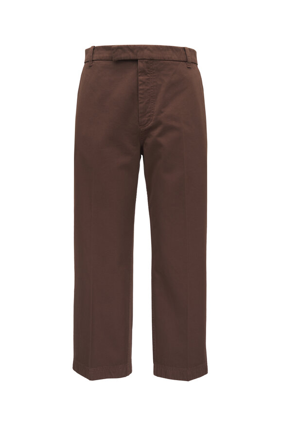 Thom Browne Brown Cotton Twill Chino