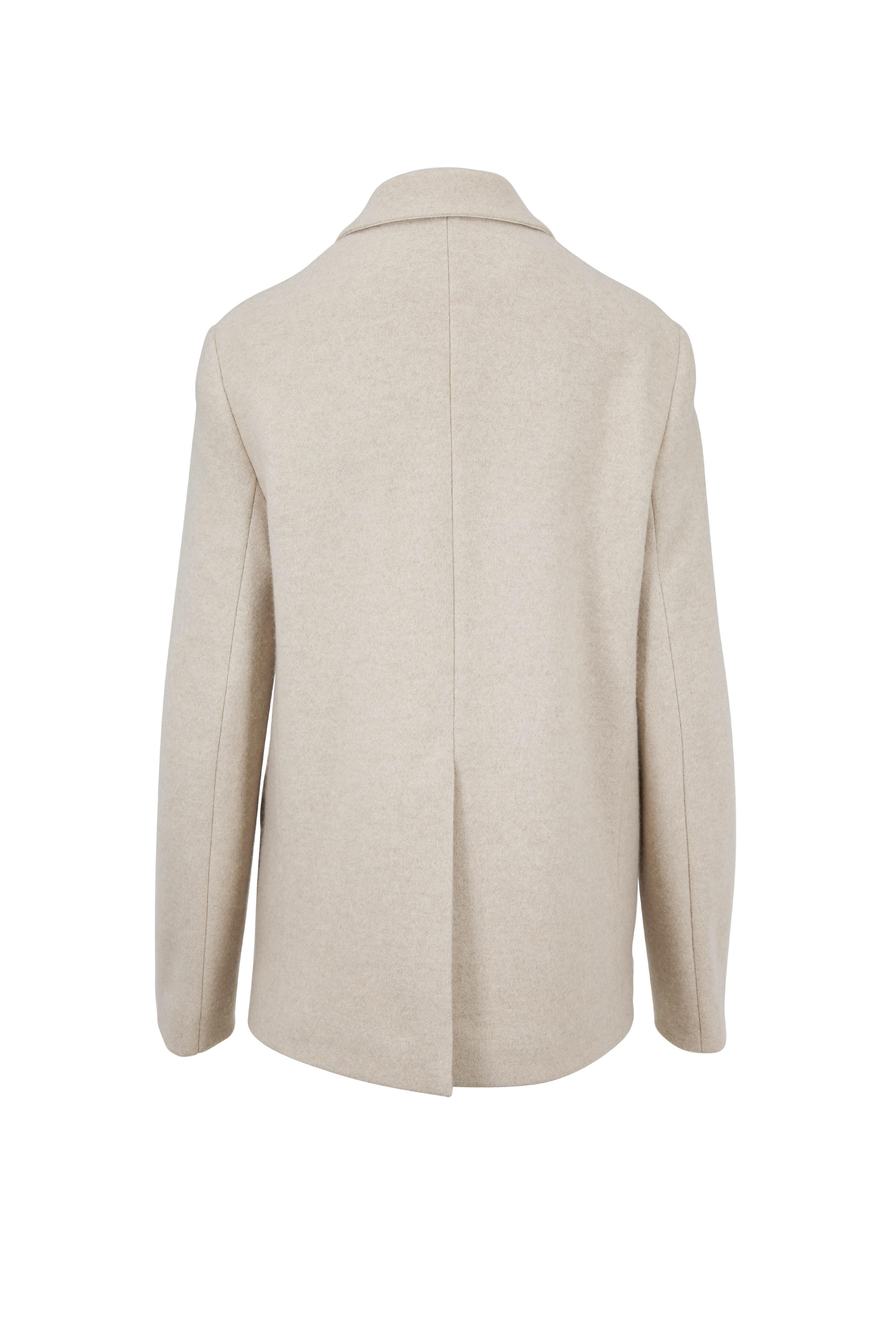 The Row - Defi Light Beige Brushed Wool Cashmere Jacket