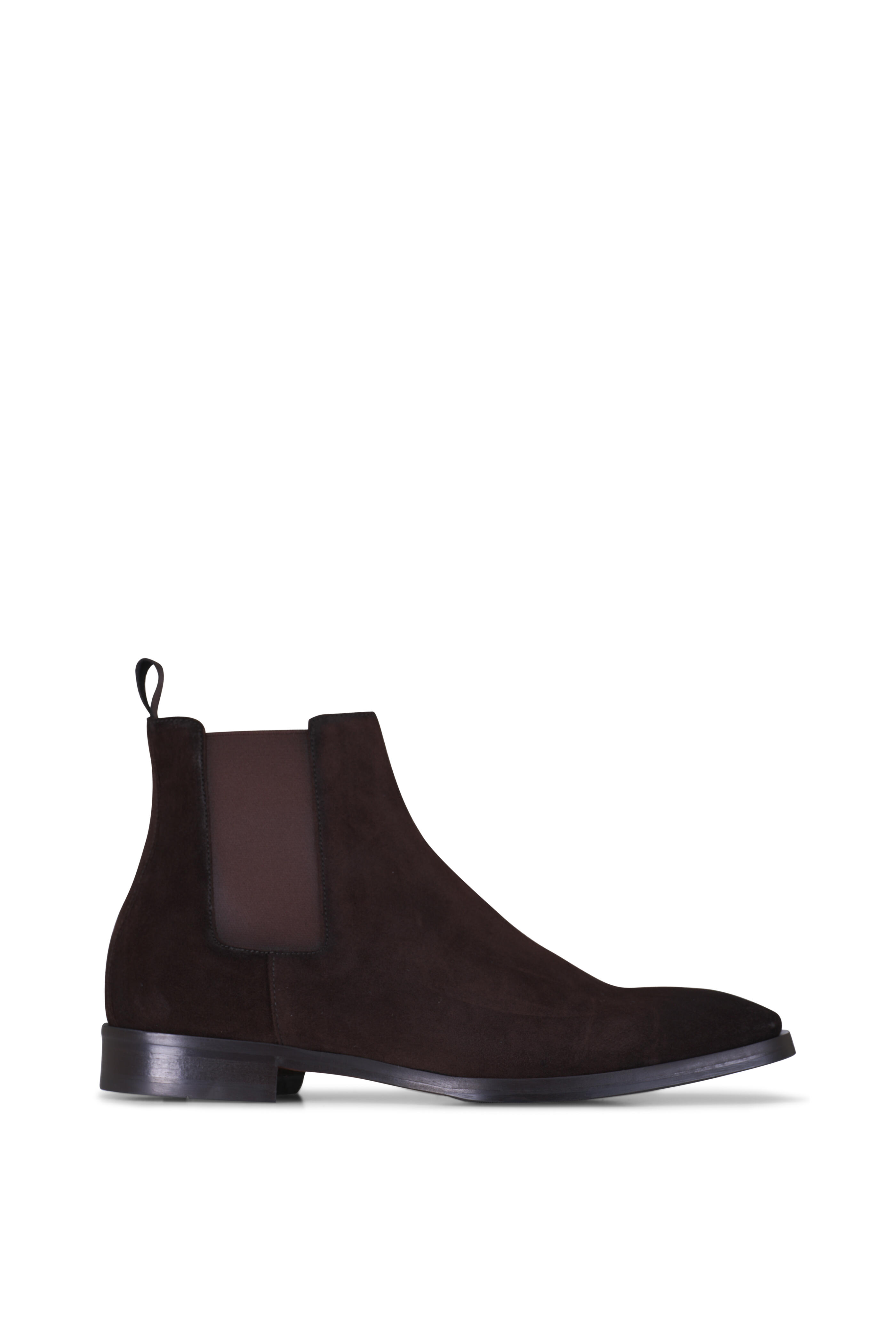 To Boot New York - Christopher Dark Brown Suede Chelsea Boot