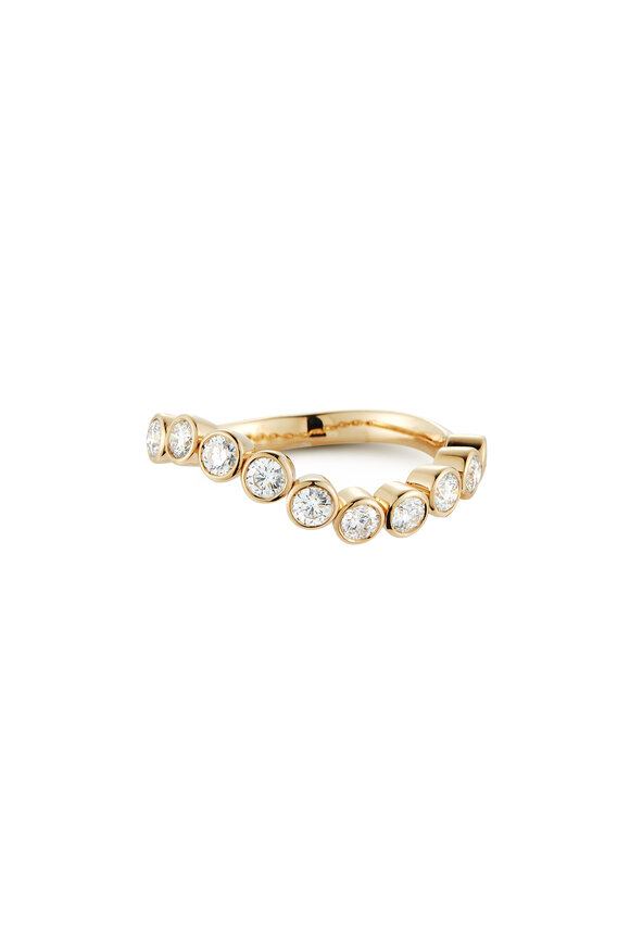 Ondyn 18k Yellow Gold Diamond Capri Ring