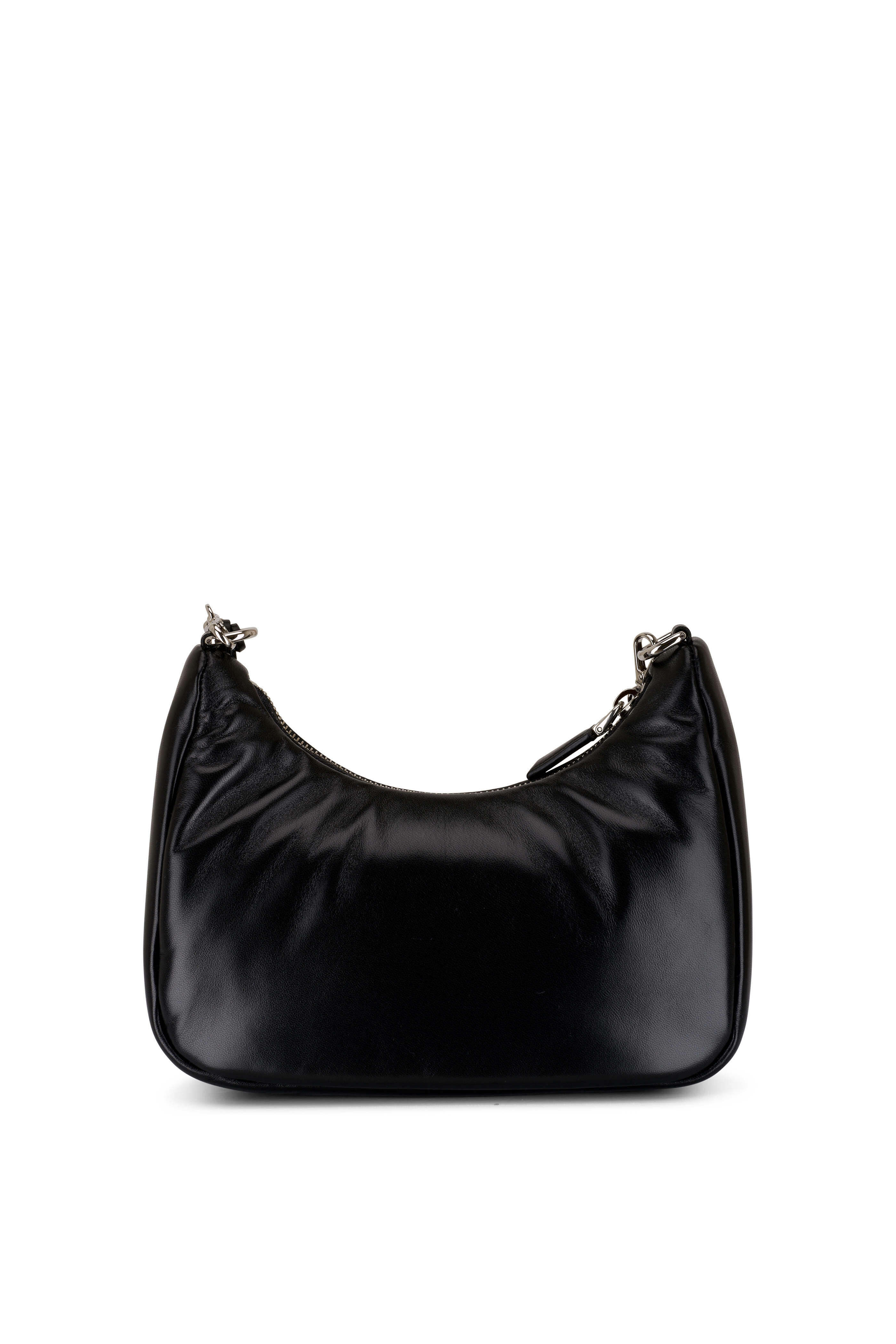 PRADA: bag in nappa leather - Yellow  Prada shoulder bag 1BC165 2DX8  online at
