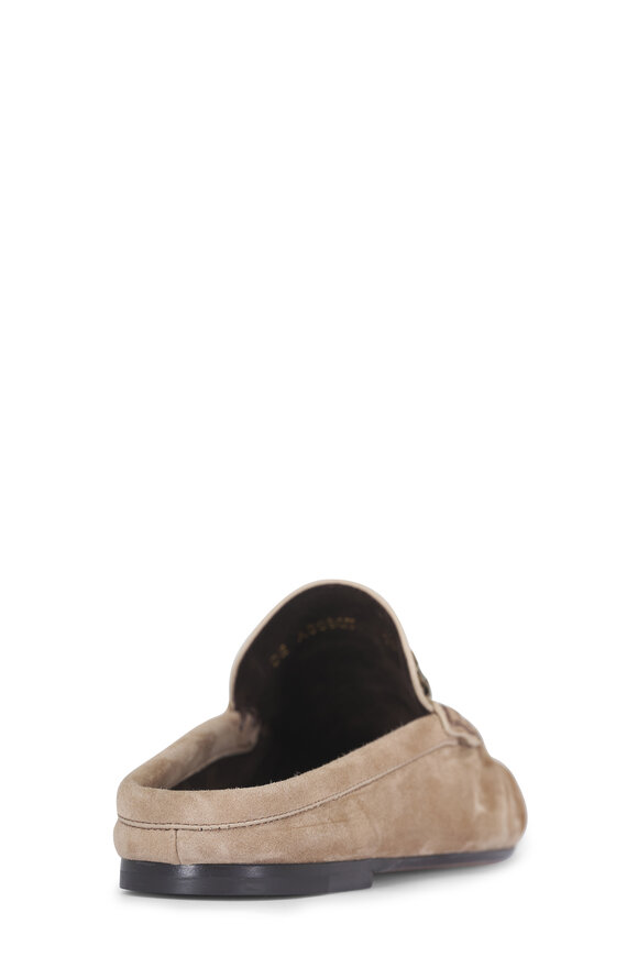 Saint Laurent Le Loafer Suede Loafer Mule - view 3