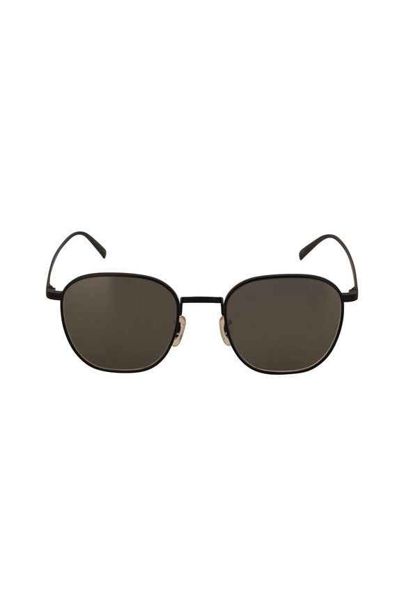 Oliver Peoples Rynn Black & Gray Goldtone Sunglasses - view 2