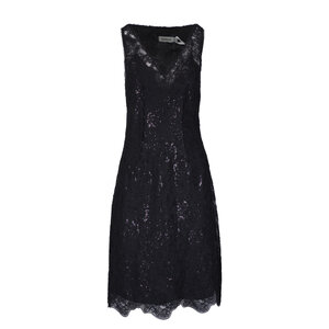 Oleg Cassini Sequin Lace Sheath Dress Connected Apparel Overlay Dresses  Editorialist