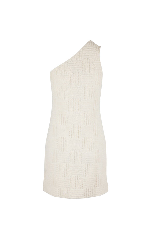 Bottega Veneta - String Intrecciato Terry One Shoulder Mini Dress