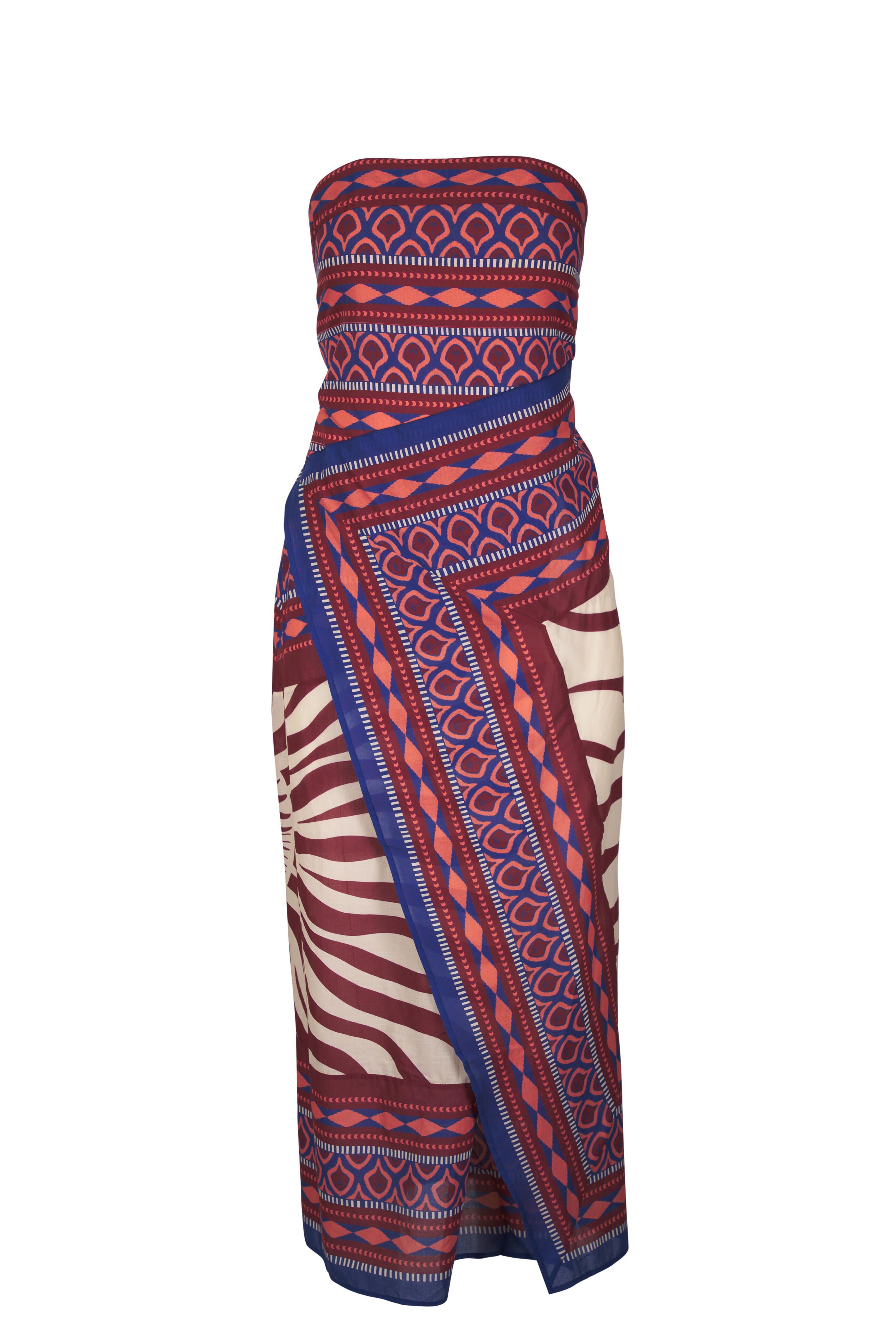 Johanna Ortiz - Paraiso Agreste Ecru Midi Dress - view 1