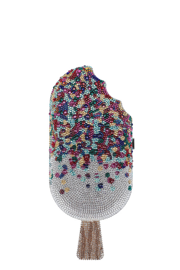 Judith Leiber Couture - Silver Sprinkle Popsicle Evening Bag