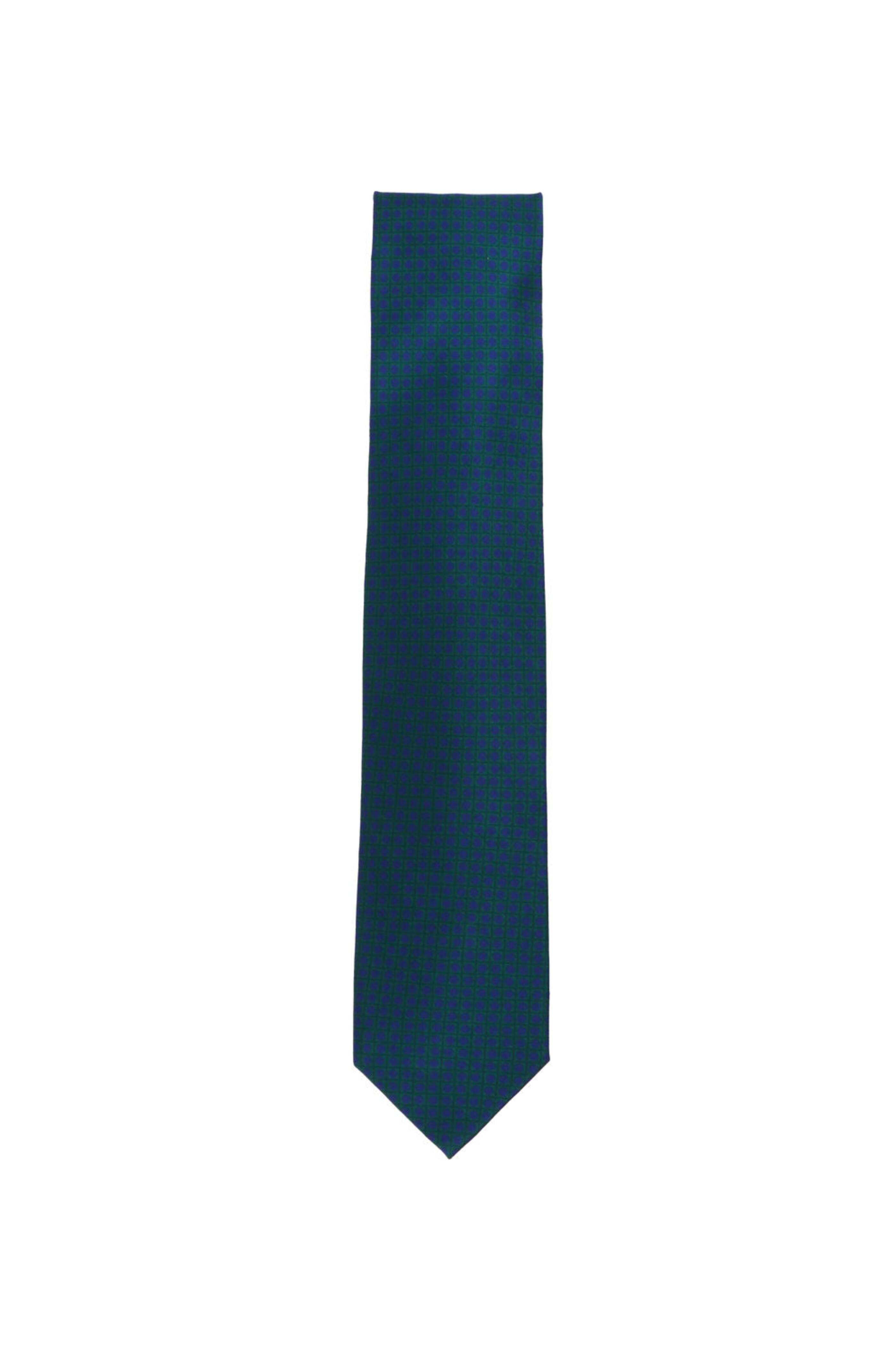 Dolce Punta - Green and Navy Dotted Tie