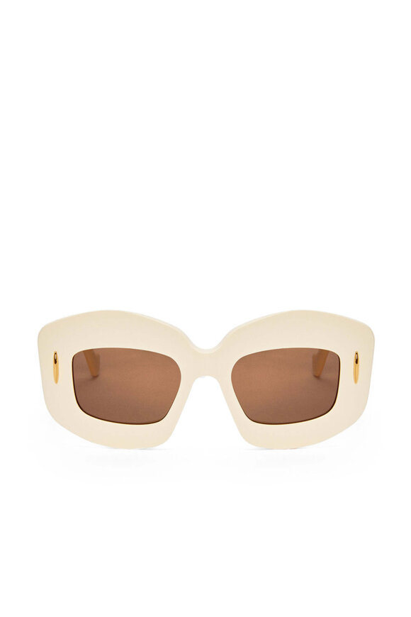 Loewe サングラス ホワイト SS24 Rectangular sunglasses White - LOEWE