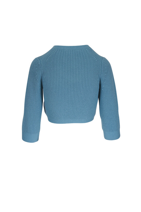 Michael Kors Collection Seaglass Cashmere Shaker Shrug - view 2