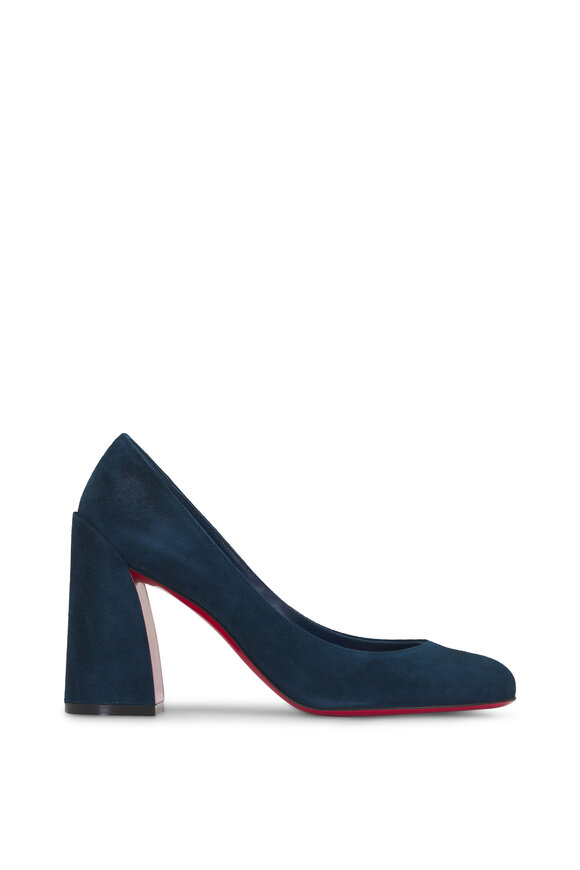 Christian Louboutin Miss Sab Last Night Velour Pump, 85mm - view 2