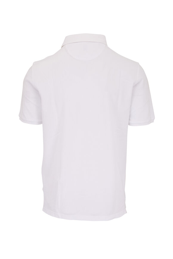 Fedeli - White Frosted Piqué Polo