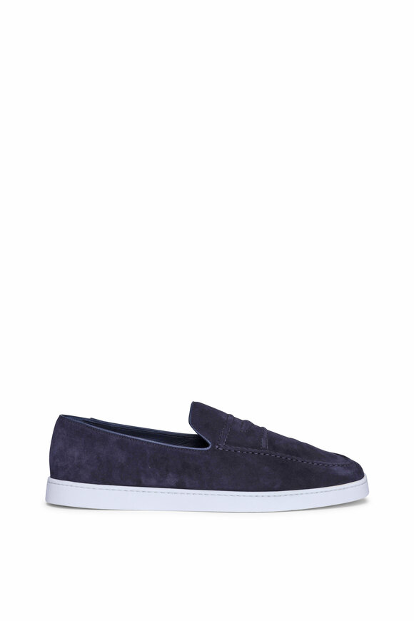 Church's Pebbles Navy Suede Loafer - view 2