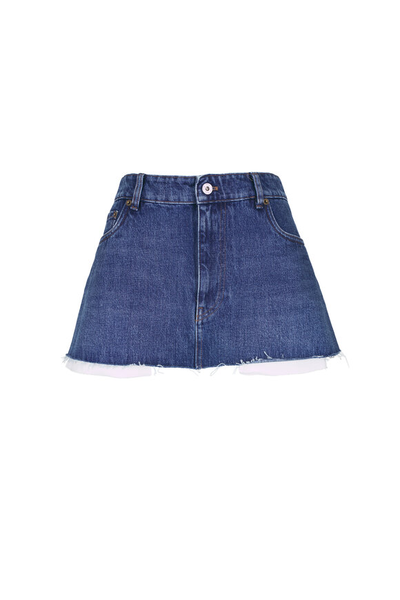 Miu Miu Denim Mini Skirt