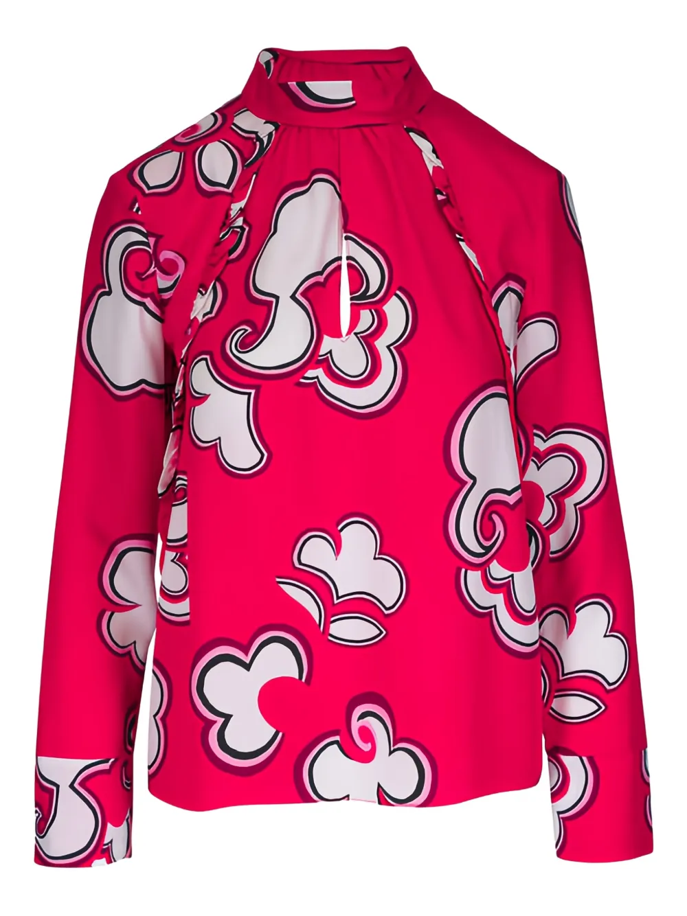Dorothee Schumacher - Soft Florals Red White Blouse