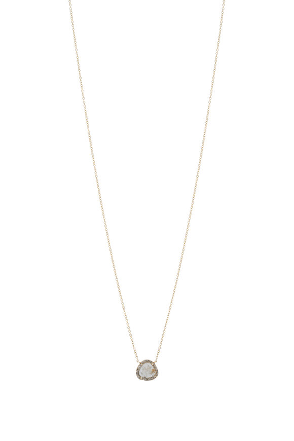 Kai Linz Single Slice Diamond Necklace