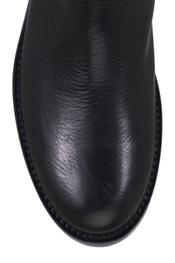 AGL Zenit Nero Grained Leather Low Boot - view 4