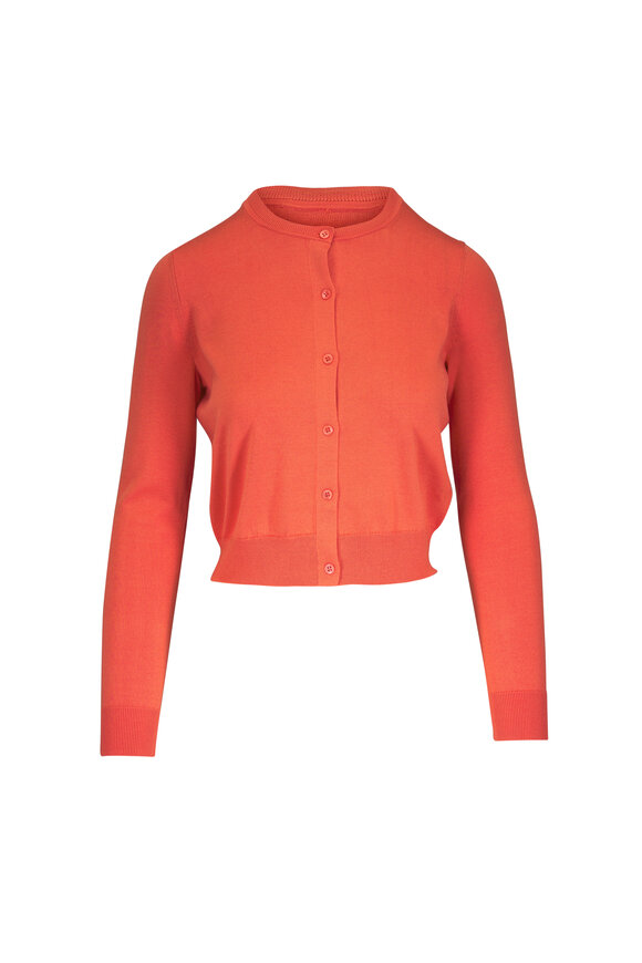 Carolina Herrera Sunset Silk & Cotton Cardigan