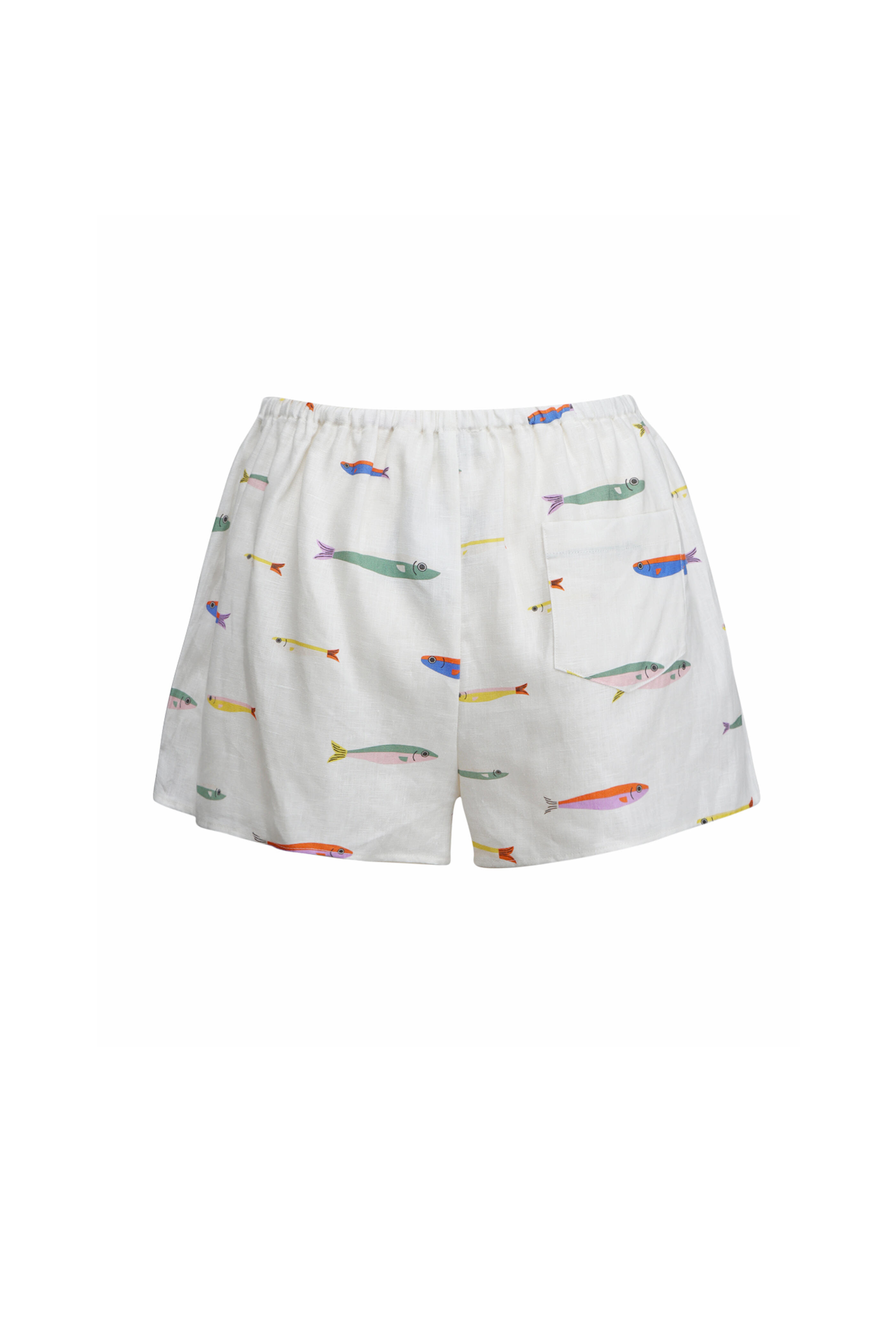 Staud - Paddle Ivory Pop Sardines Shorts