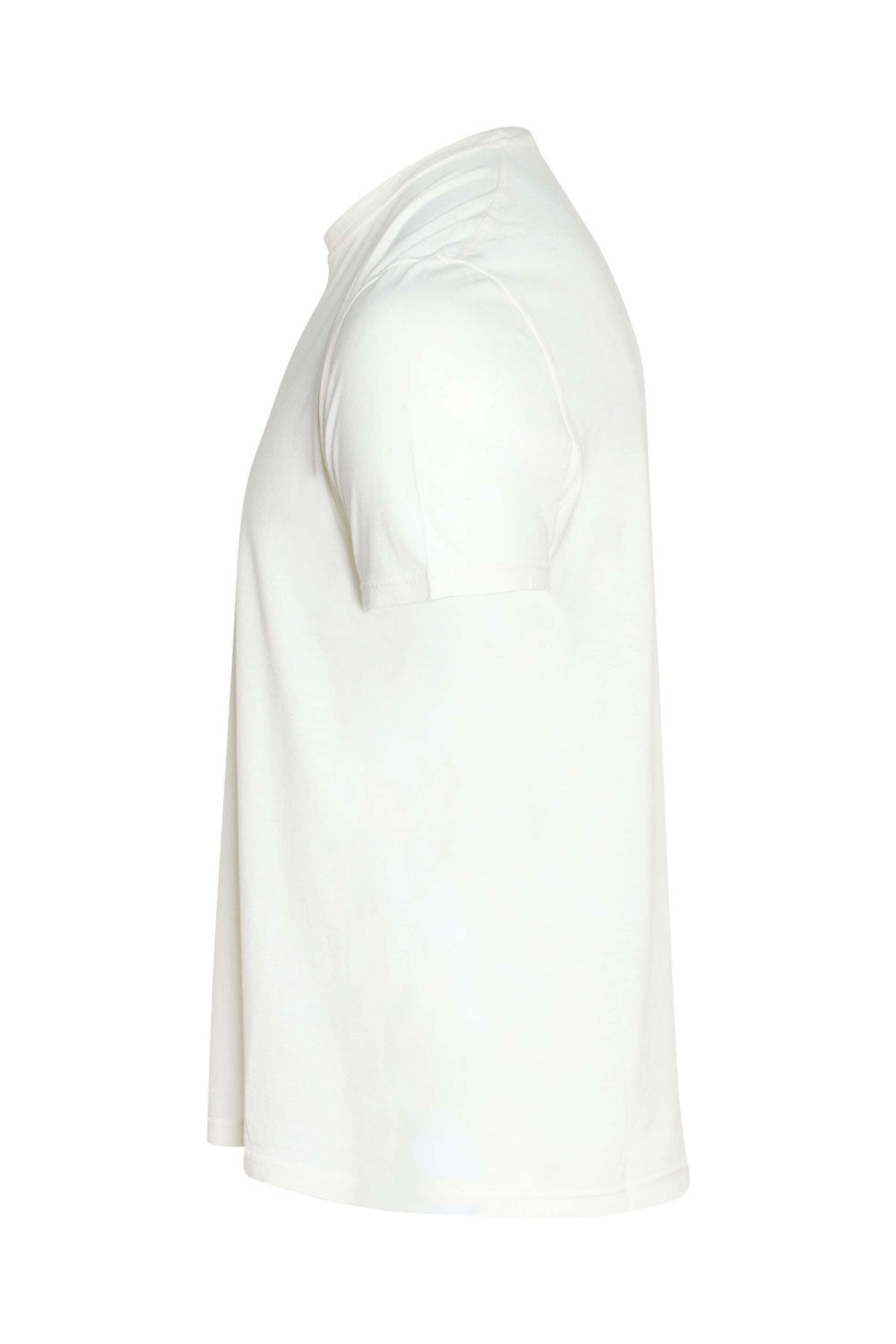 Kiton - Off White Cotton & Cashmere Short Sleeve T-Shirt