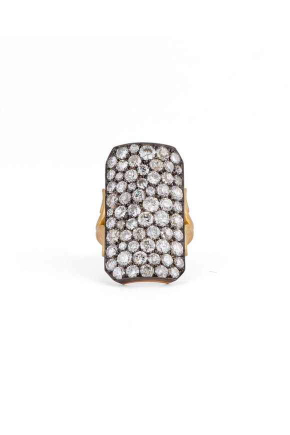 Sylva & Cie Old European Diamond Ten Table Ring - view 1