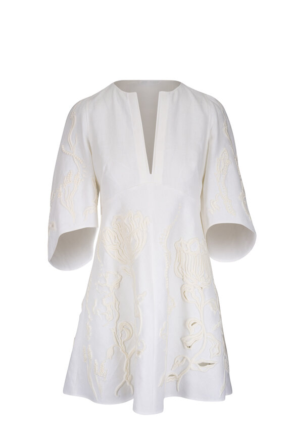 Dolce & Gabbana - Blue & White Majolica-Print Chiffon Dress Dolce & Gabbana - Blue & White Majolica-Print Chiffon Dress