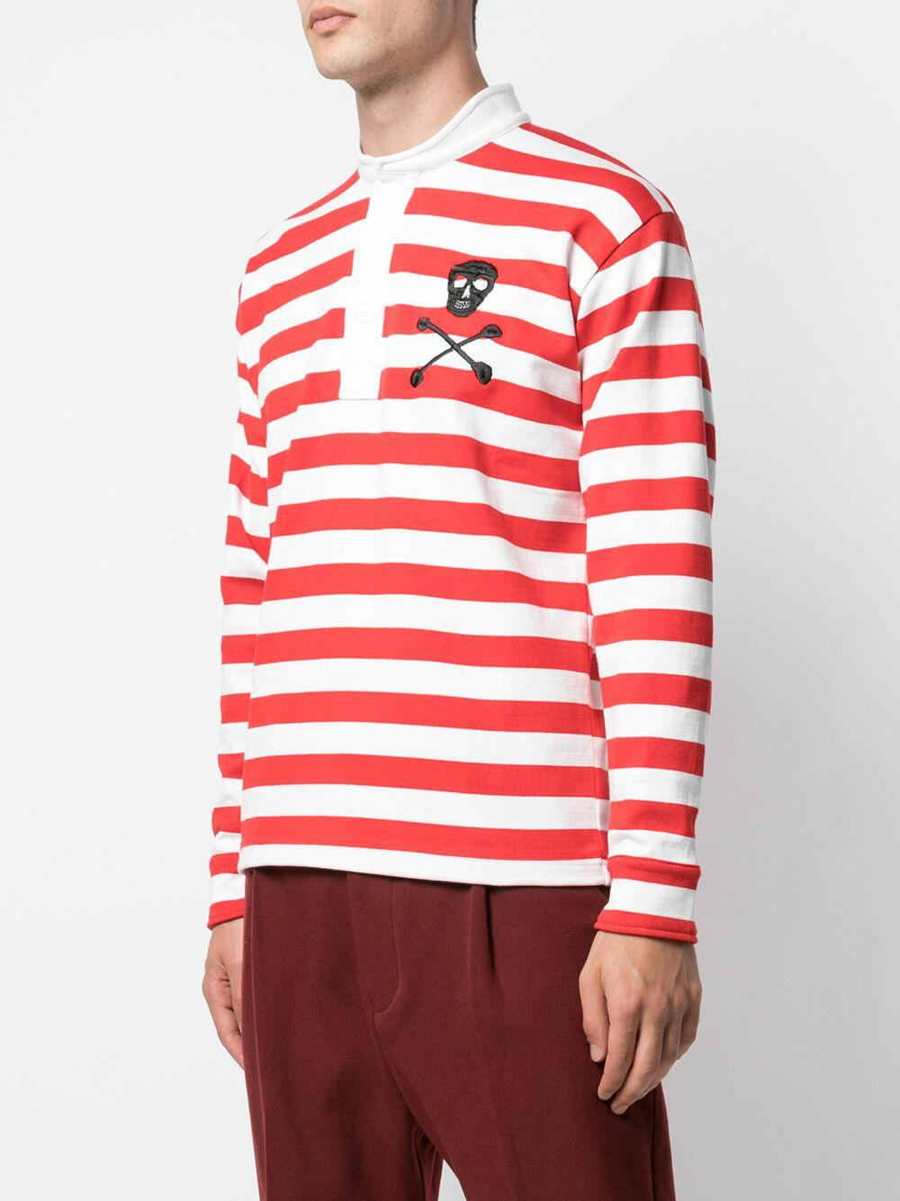 Rowing Blazers - Original Red & White Striped Rugby Knit Top