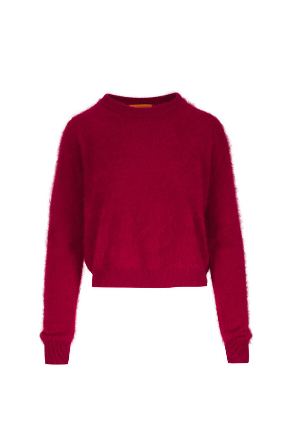 Guest in Residence Grizzly Red Cashmere Crewneck Sweater