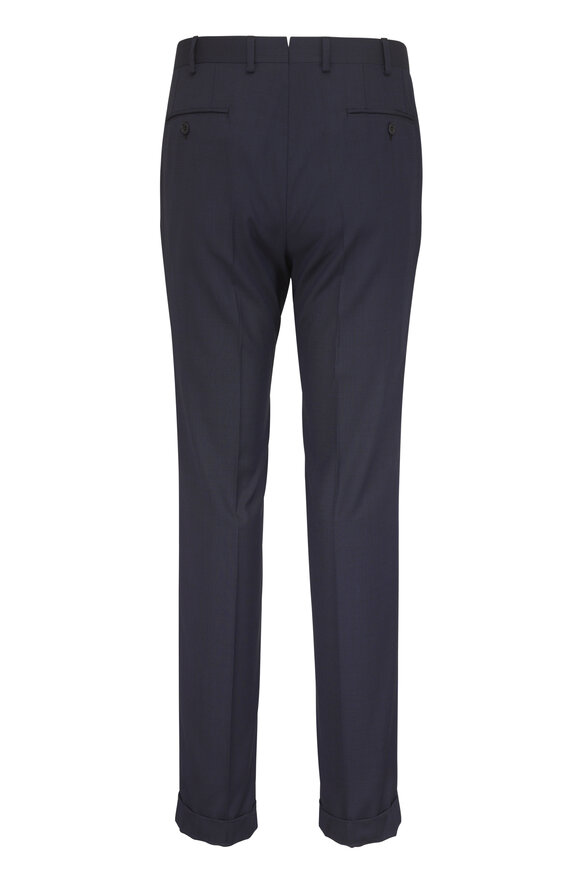 Brioni Brunico Navy Tic Weave Wool Suit - view 5