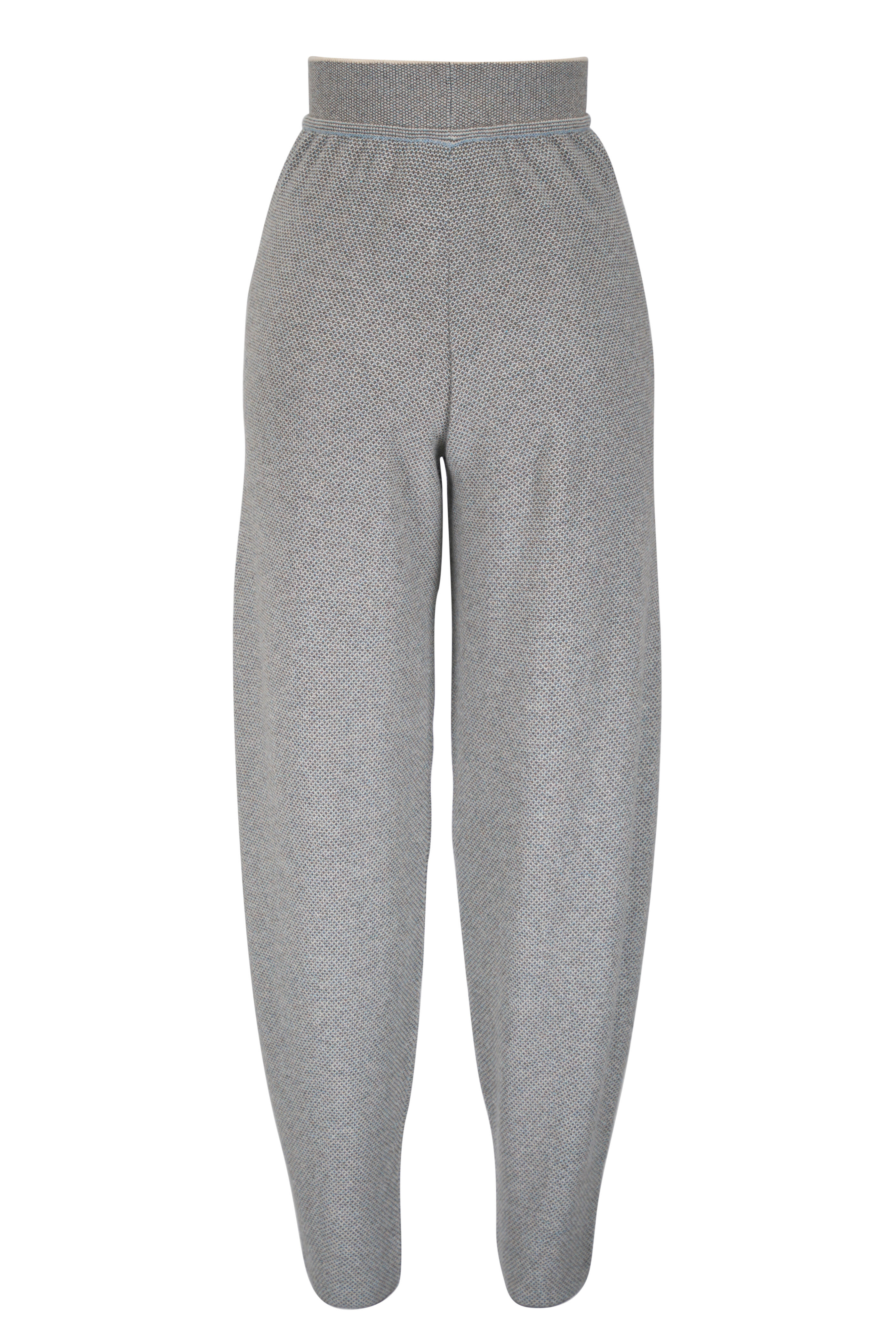 Loro Piana - Varallo Black & Ivory Baby Cashmere Pant - view 2