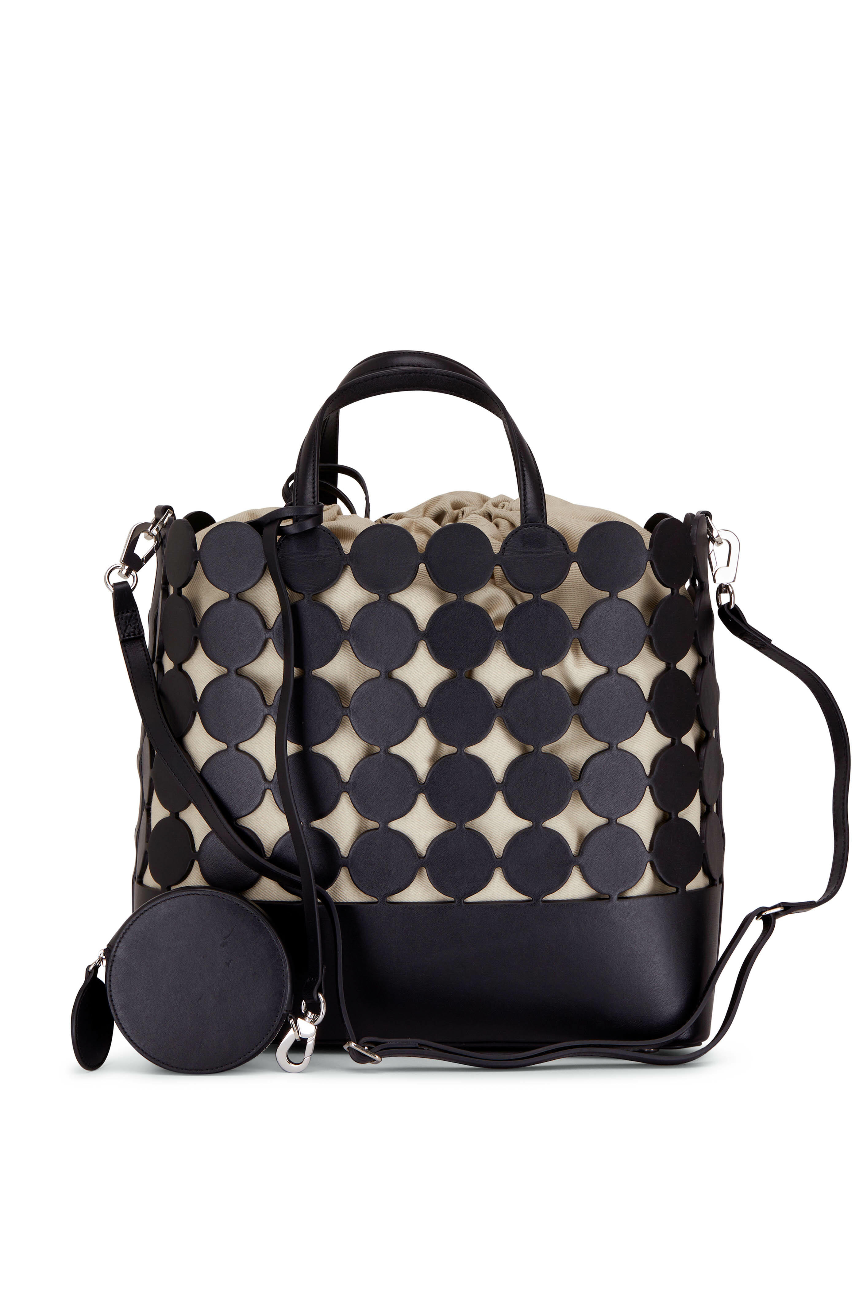 Pierre Hardy - Bulles Black Leather Tote Bag