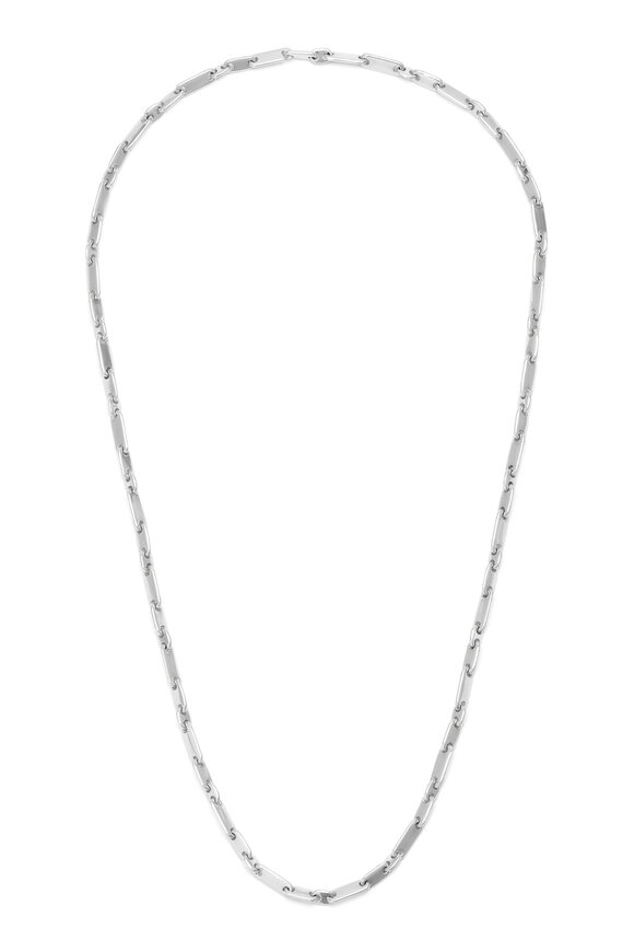 M. Cohen Sterling Silver Monolinka Mixed Chain Necklace - view 1