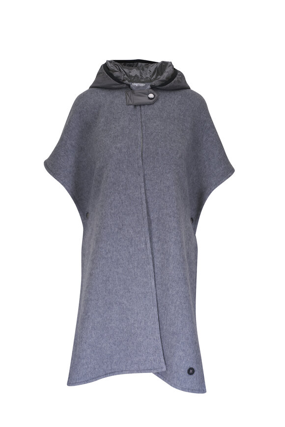 Bogner - Nilla Gray Tech Wool Cape 