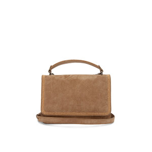 【送料&関税込】Brunello Cucinelli Suede Shoulder Bag Brunello Cucinelli - Chocolate Suede Top Handle Shoulder Bag