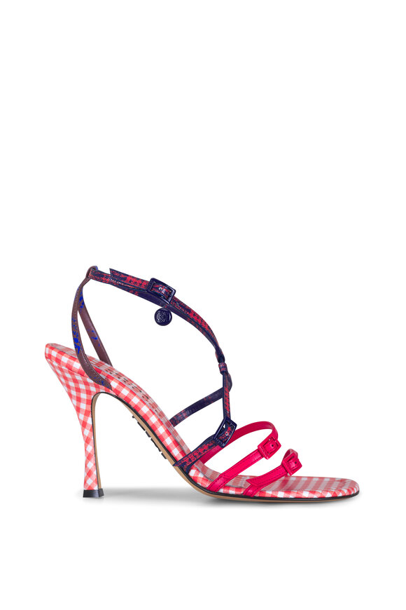 Loewe New Comic Cosima Leather Sandal, 90mm - view 2