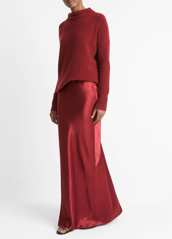 Vince - Ruby Ink Satin Maxi Skirt