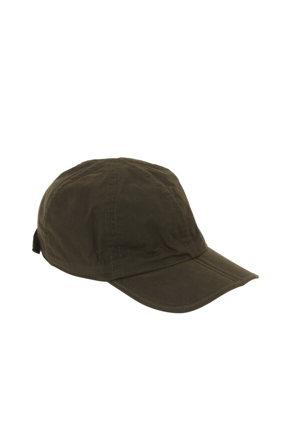 Wigens - Olive Green Waxed Cotton Cap