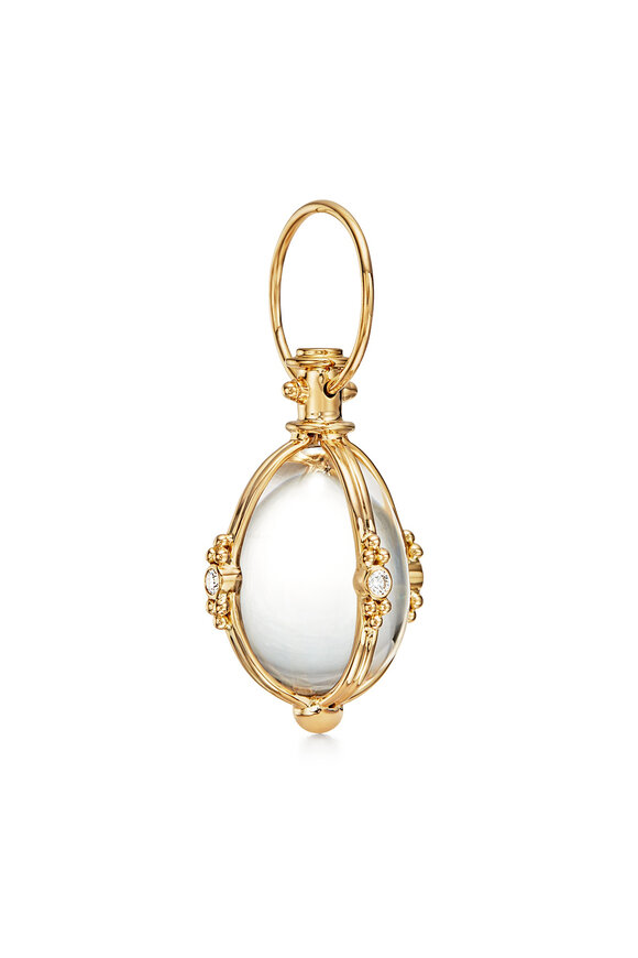Temple St. Clair 18k Gold Medium Diamond Classic Amulet - view 1